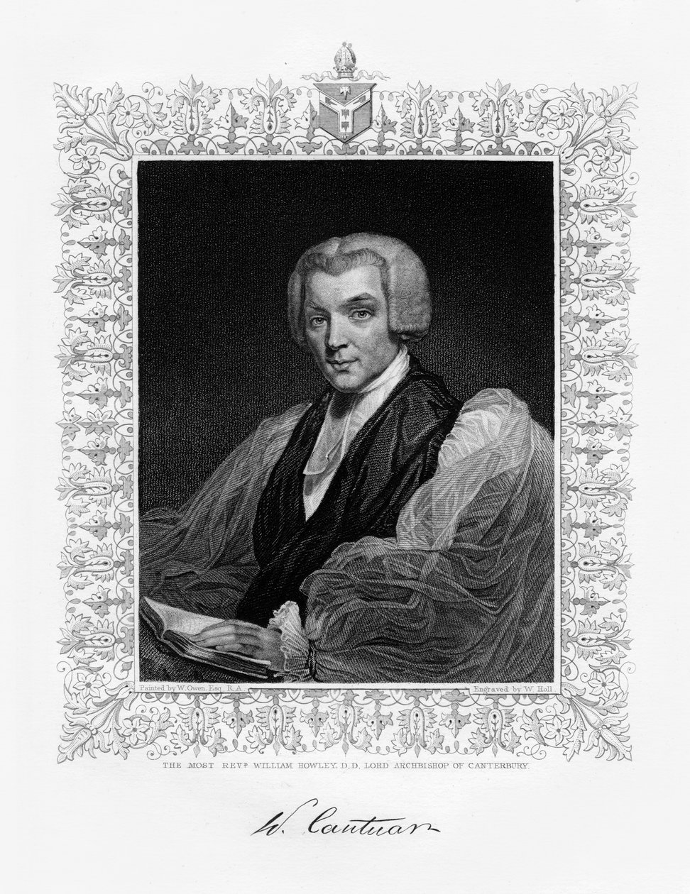 威廉·霍利（William Howley），坎特伯雷大主教，十九世纪。 作者 霍尔