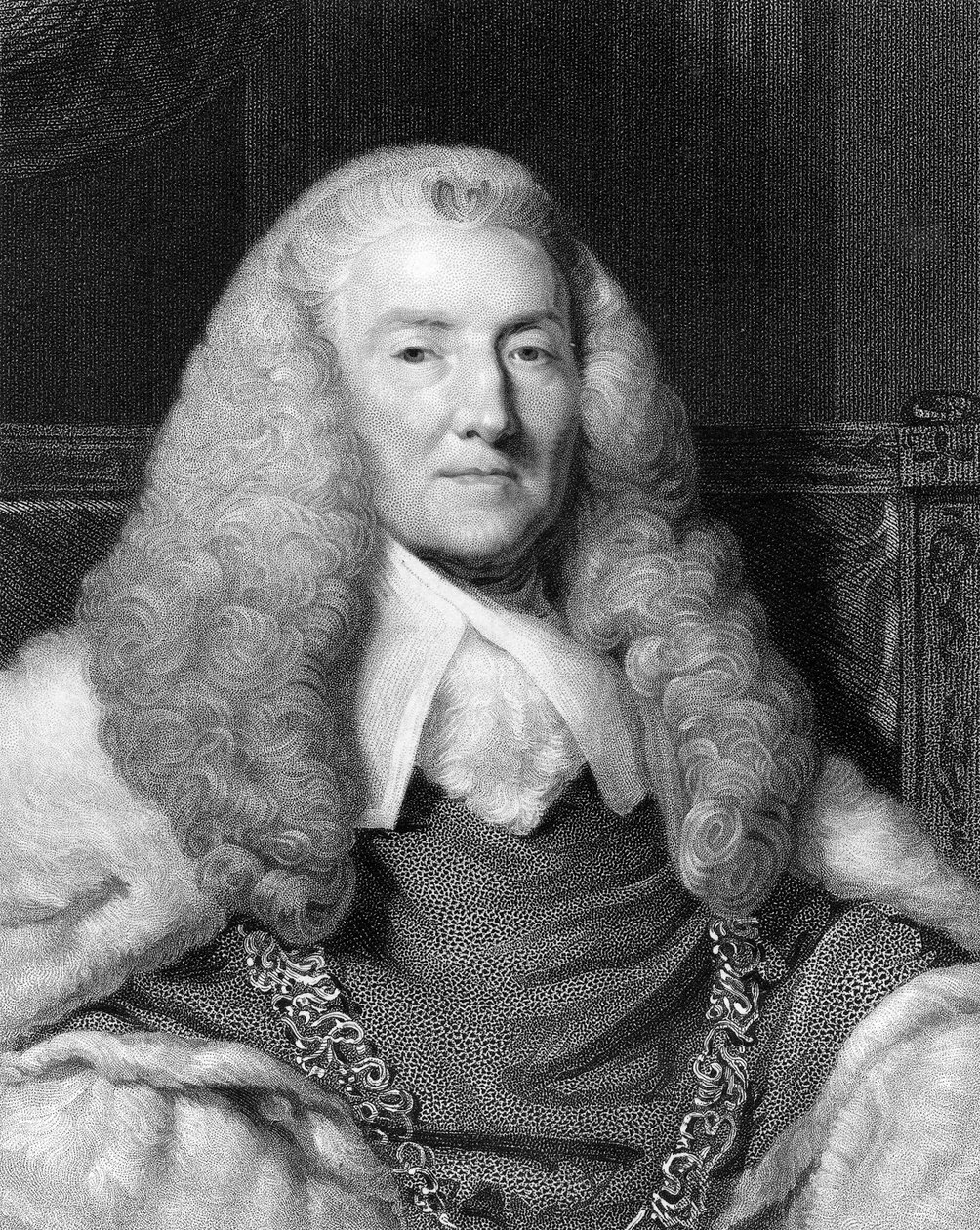 威廉·默里（William Murray），曼斯菲尔德第一伯爵，18世纪英国法官和政治家，1836年。 作者 霍尔