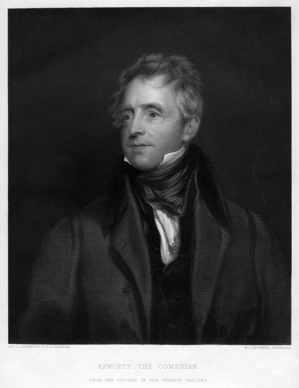 Fawcett，喜剧演员，1828年，19世纪 作者 爱德华兹