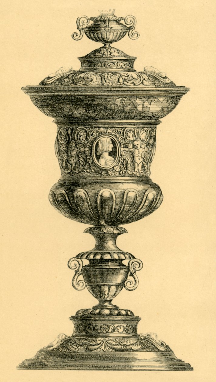银杯和盖子，c1550，1881年。 作者 WM麦吉尔