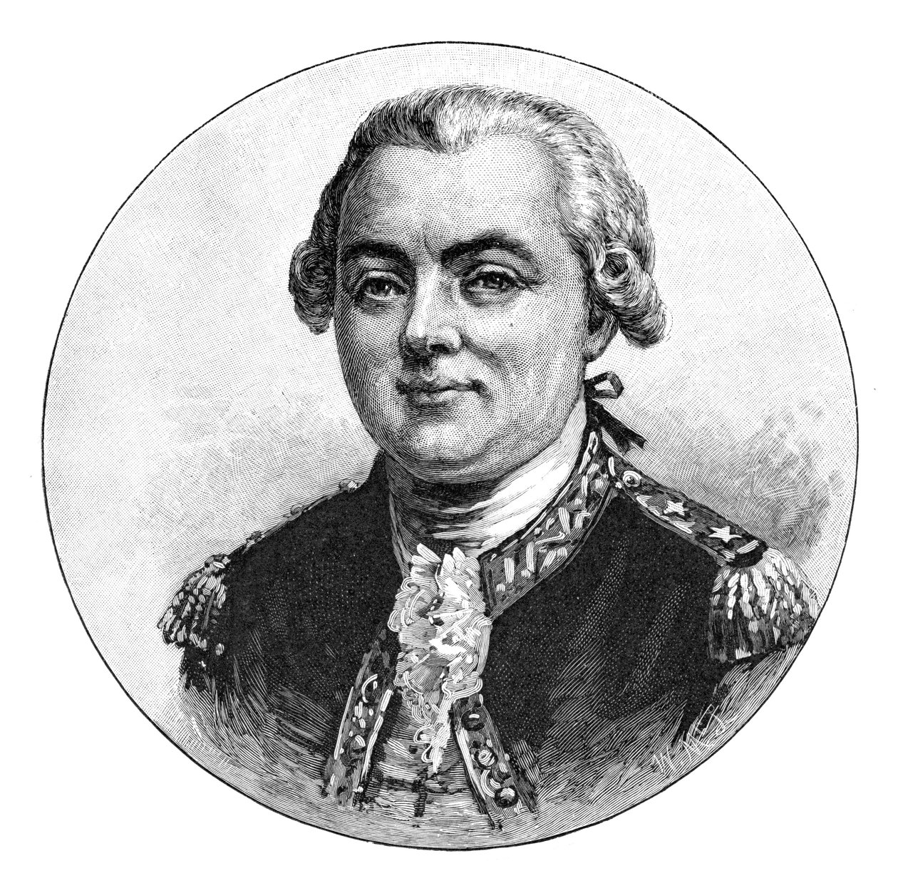 让·弗朗索瓦·加拉普（Jean Francois Galaup），法国海军军官和探险家孔佩拉·德·佩鲁斯，1886年。 作者 麦克劳德