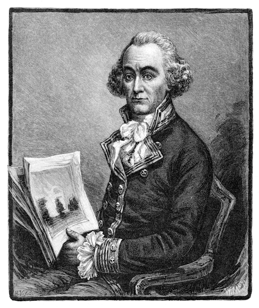 约翰·亨特（John Hunter），英国海军军官，新南威尔士州第二任州长，1886年。 作者 麦克劳德