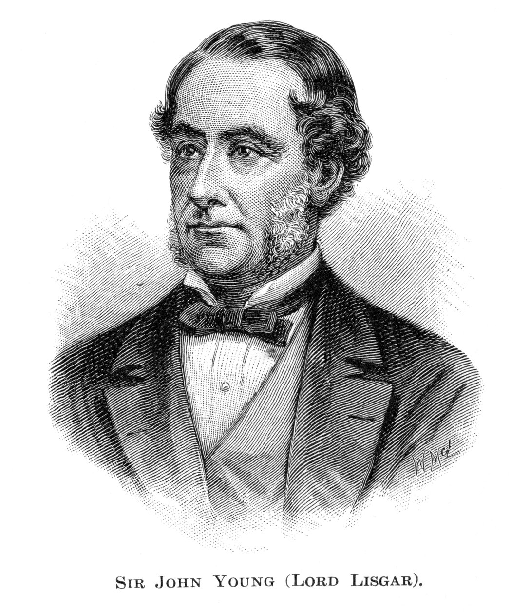 约翰·杨（John Young），第一代利斯加尔男爵，新南威尔士州州长，1886年。 作者 麦克劳德