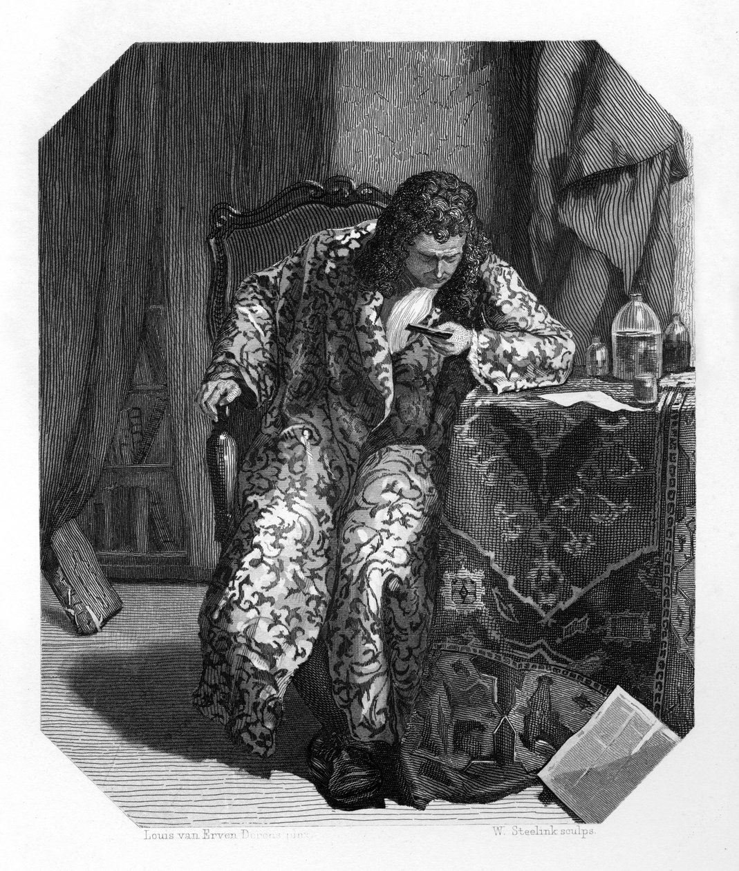 Antoni van Leeuwenhoek，17世纪荷兰科学家和显微镜先驱，c1870 作者 斯蒂林克