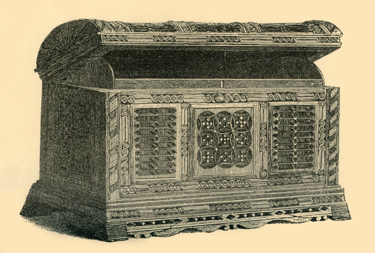 雕花镂空盒，1500-1860年，1881年。   作者 塔克