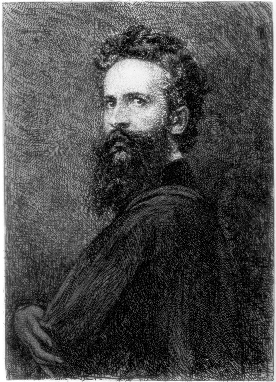 奥地利艺术家汉斯·马卡特（Hans Makart），c1880-1882年。 作者 翁格
