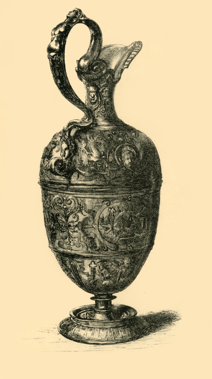 锡器，1580-1600年，1881年。 作者 WW 麦卡蒂