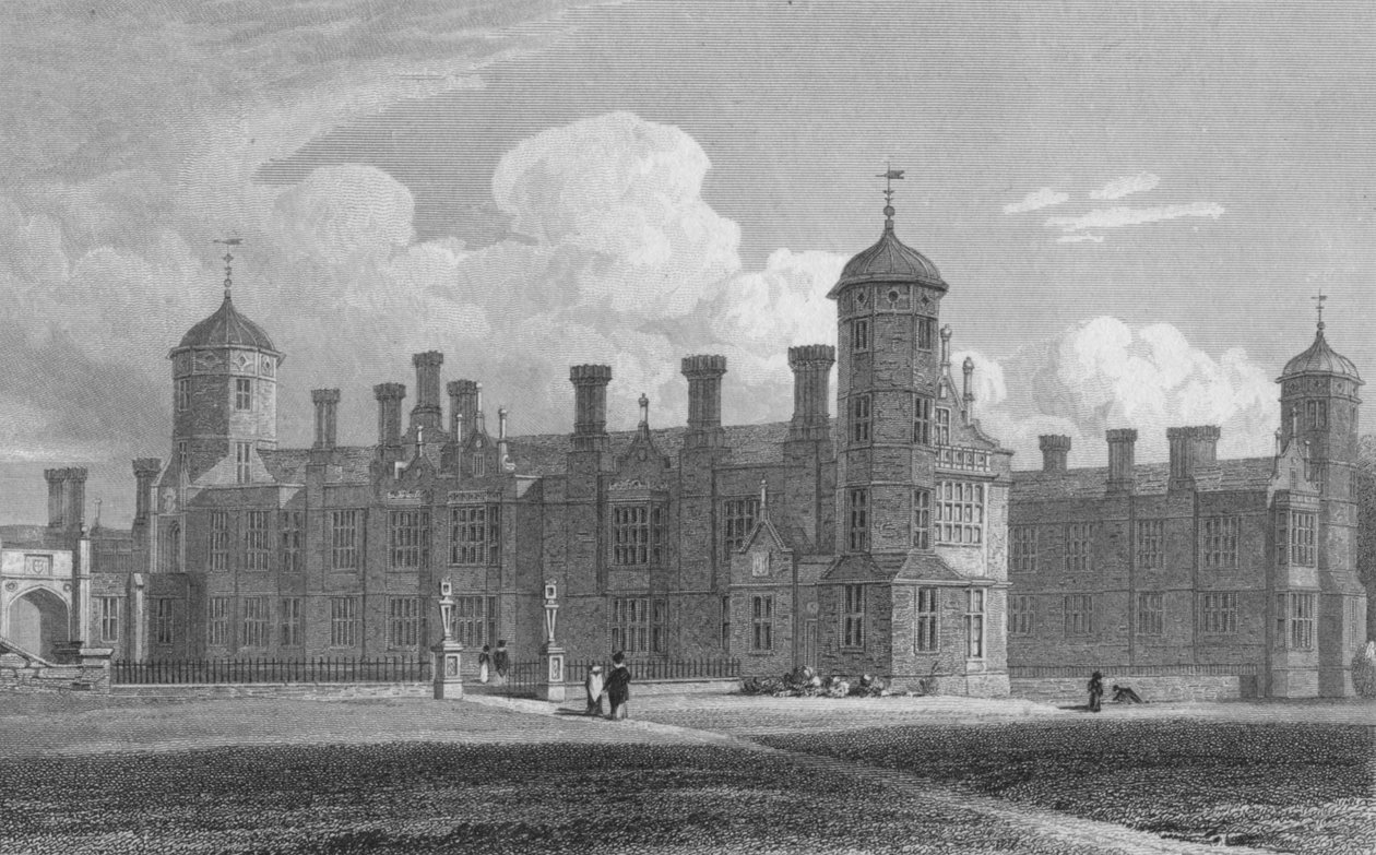 肯特郡西北景观Cobham Hall，1823年 作者 瓦利斯