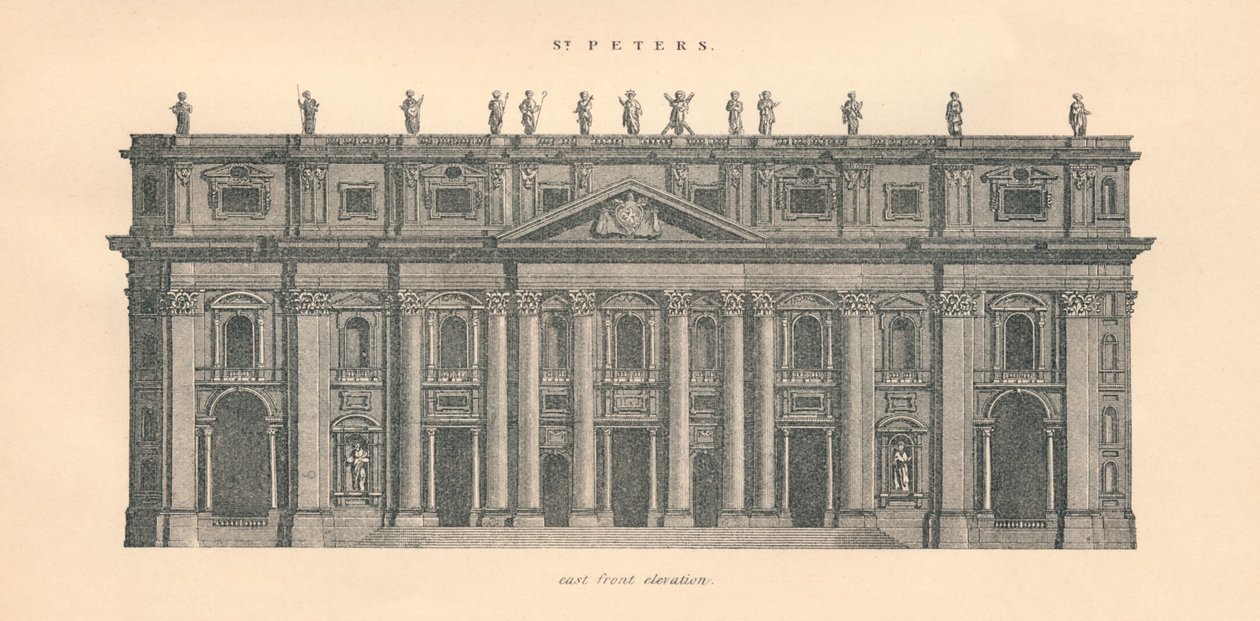 圣彼得斯（St Peters）-东正视图，1889年。 作者 W和AK约翰斯顿