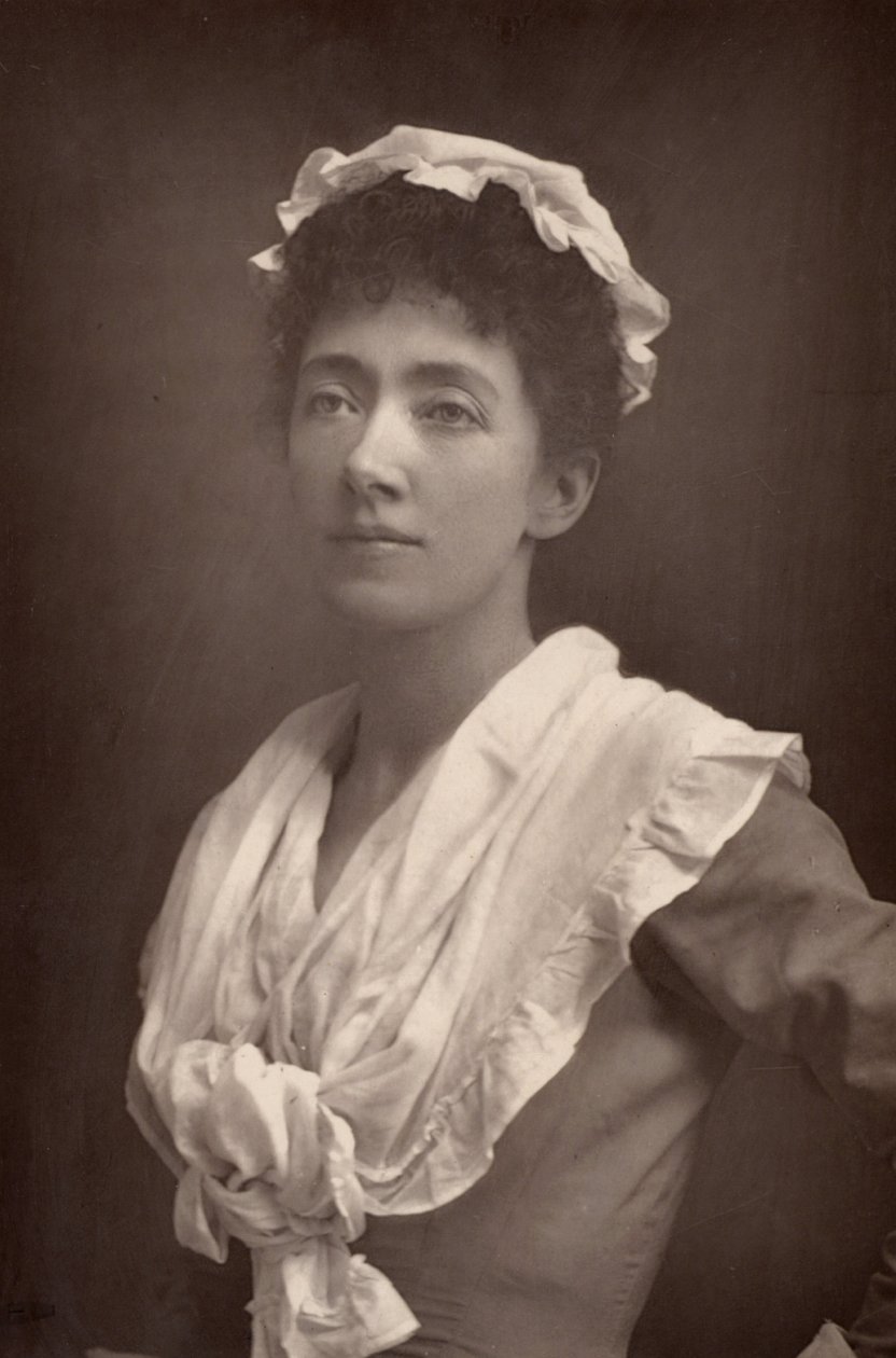 玛丽恩·特里（1852-1930）英国女演员，艾伦·特里和弗雷德·特里的妹妹（伍德伯里版） 作者 W 和 D（继唐尼之后）