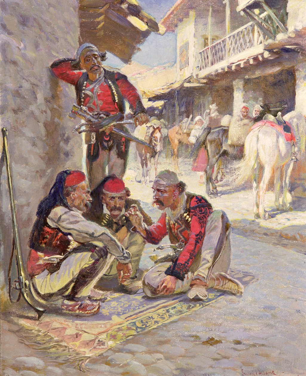 骰子游戏，1892年 作者 瓦克劳·波利斯扎克（Waclaw Pawliszak）