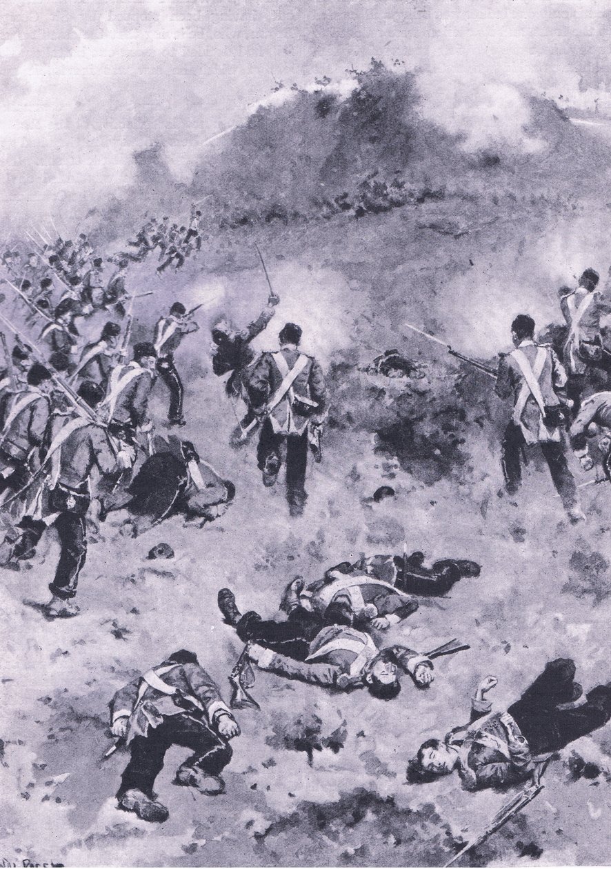 袭击雷丹，1915年英国陆地和海上战役的插图 作者 鲸鱼佩吉特