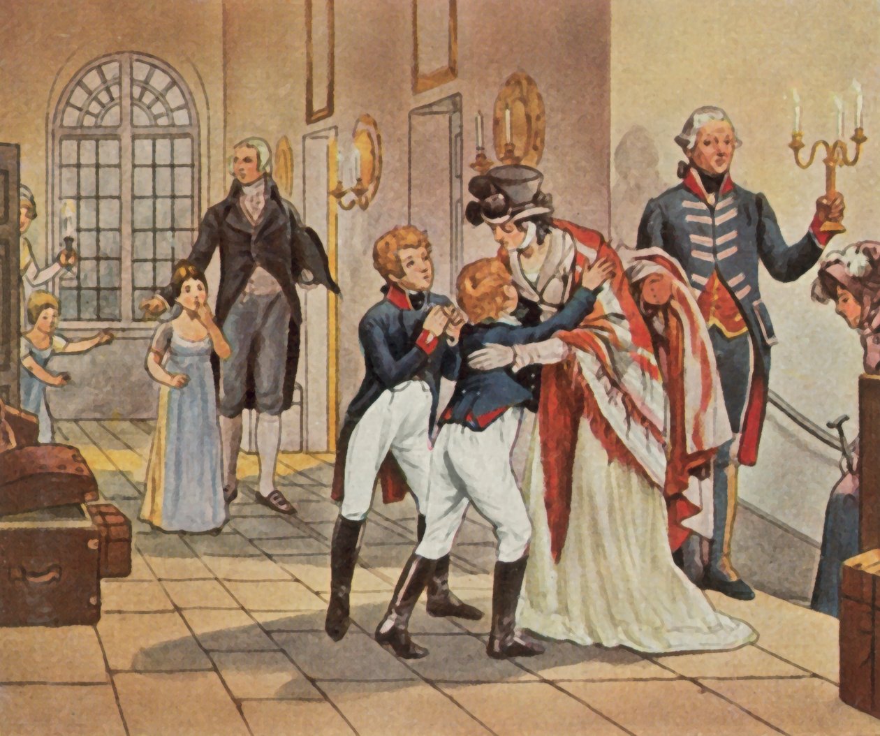 耶拿战役后路易丝王后与子女的首次会面 作者 瓦尔德玛·弗里德里希