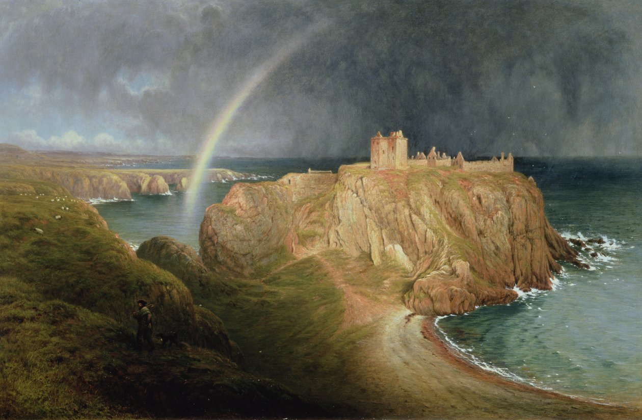 Dunnottar城堡，1867年 作者 沃勒·休·佩顿