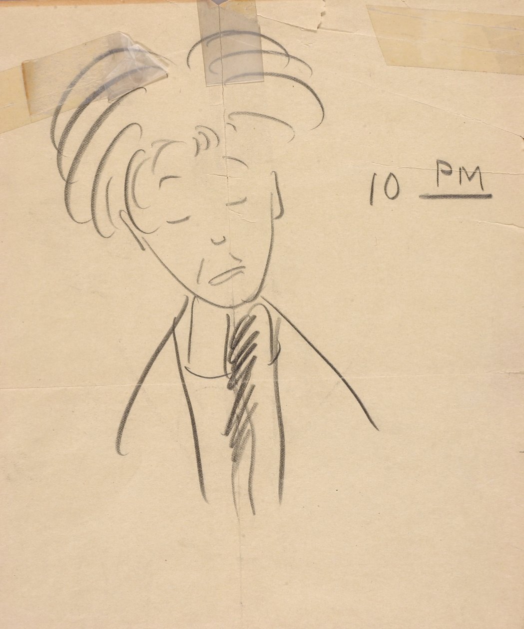 10 PM (Portrait of La Salle Spier) 作者 沃尔特·库恩