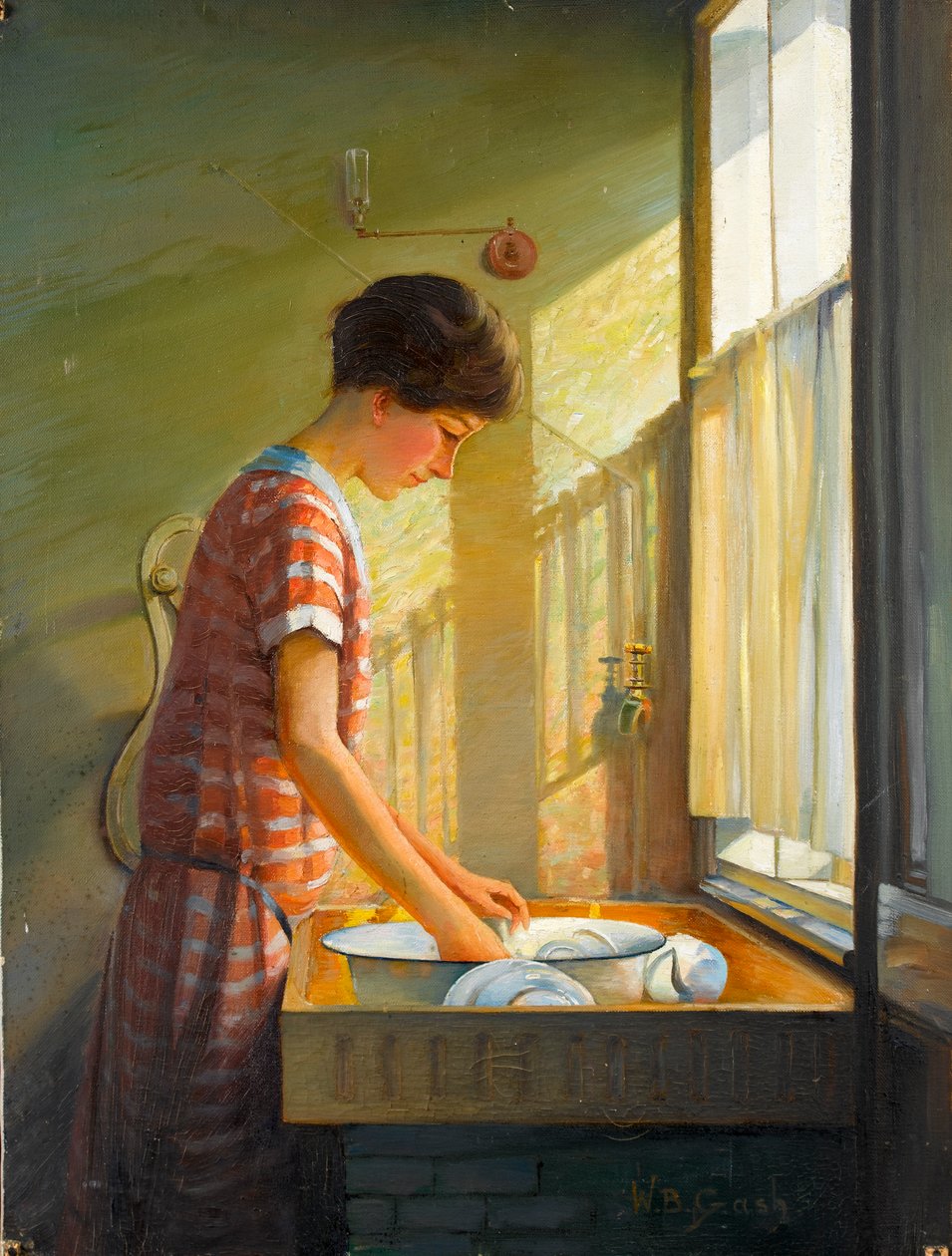 洗涤，c.1924-25 作者 沃尔特·邦纳·加什