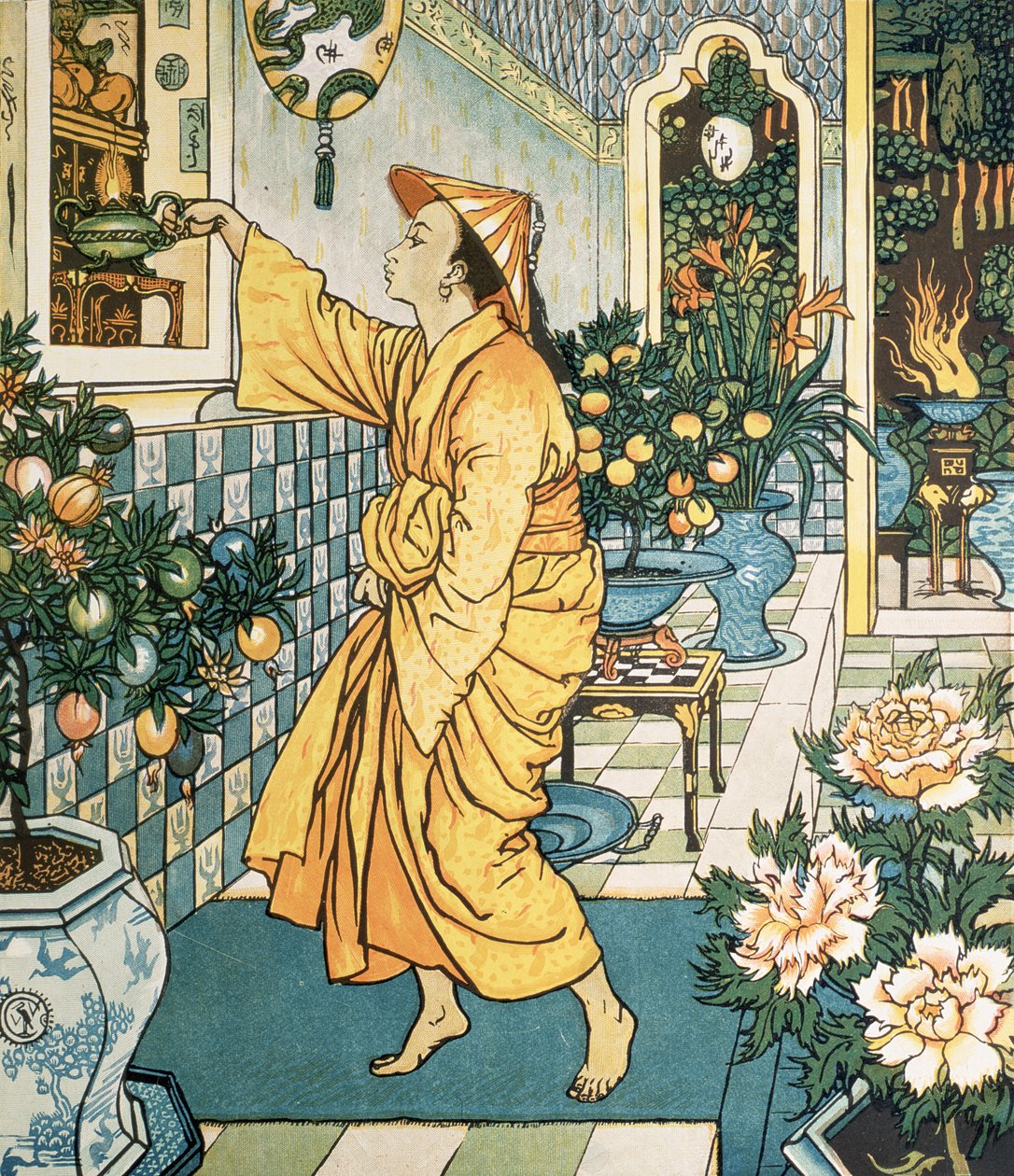 &39;阿拉丁之灯&39;，阿拉伯之夜，1878年（插图） 作者 沃尔特克兰