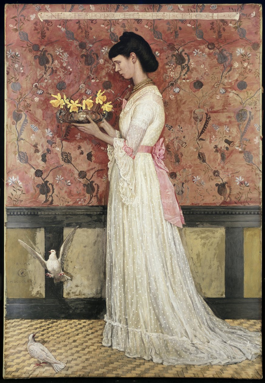 1872年Ingram Bywater夫人的肖像 作者 沃尔特克兰