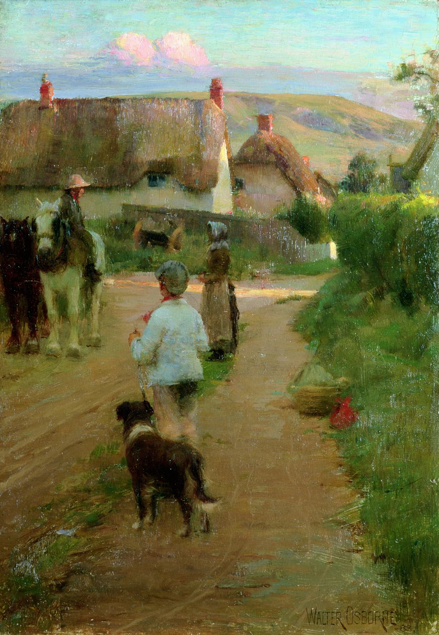 The Loiterers，1888 作者 沃尔特·弗雷德里克·奥斯本