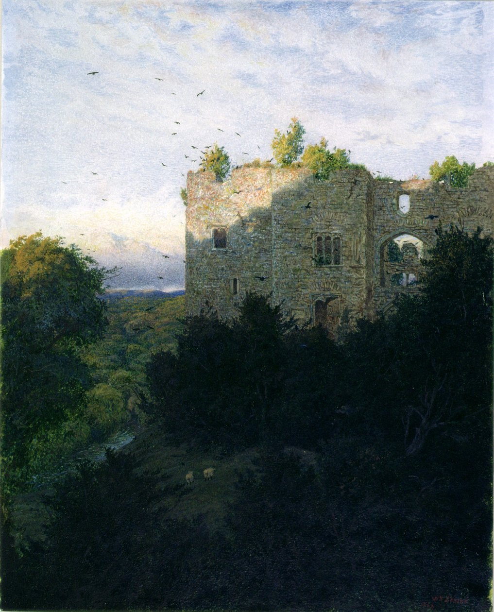 The Last Gleam，1866 作者 沃尔特·弗莱尔的股票