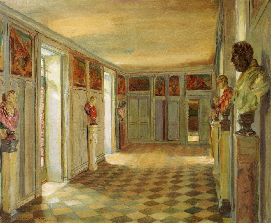 Busts画廊，Chateau du Reveillonn 作者 沃尔特·盖伊