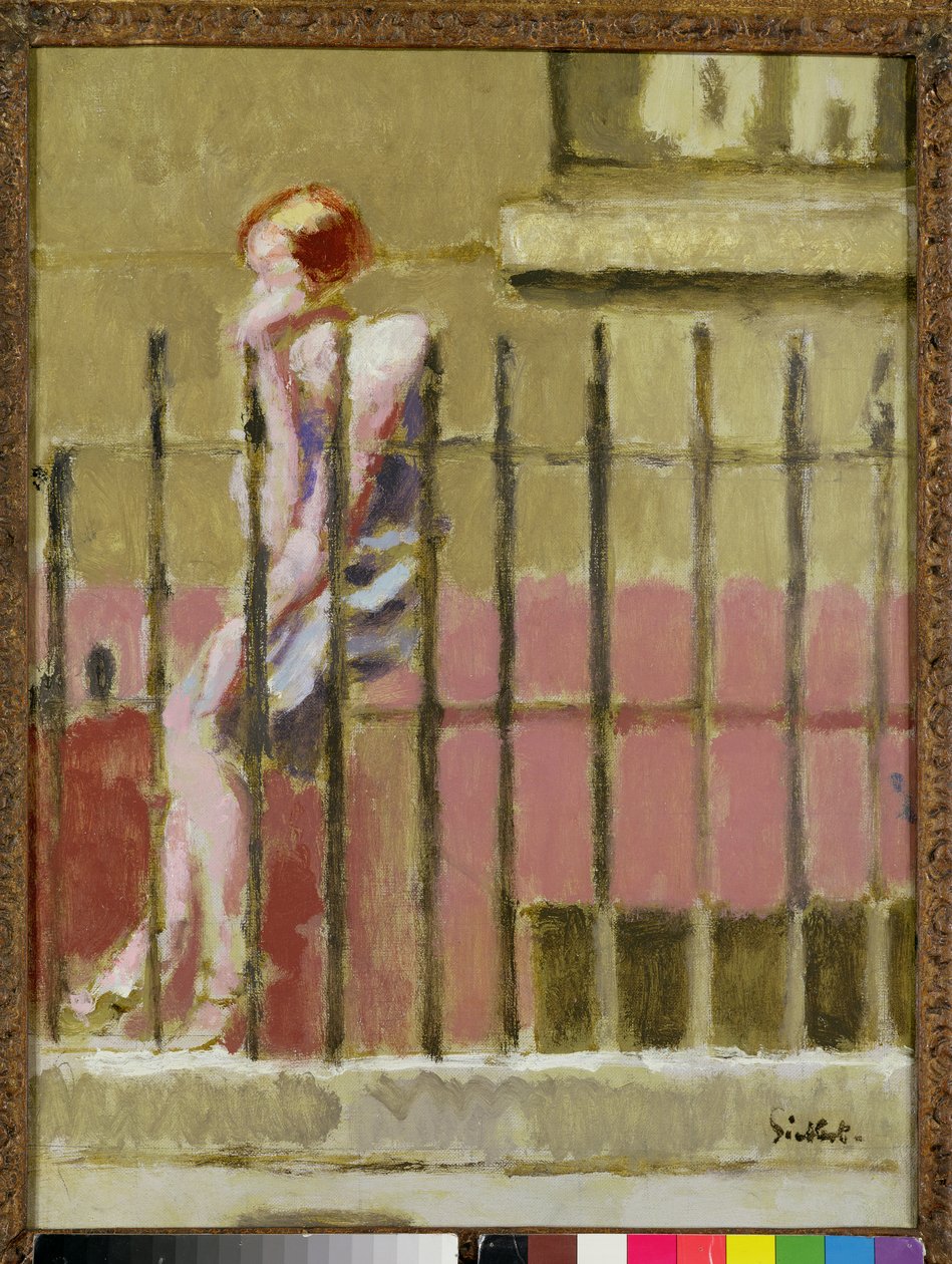 天使地下室或月见草或区域步骤，c.1928 作者 沃尔特·理查德·西克特