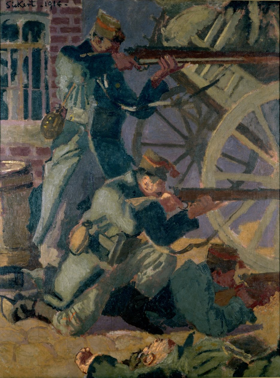 1914年，阿尔伯特国王的士兵准备好了 作者 沃尔特·理查德·西克特