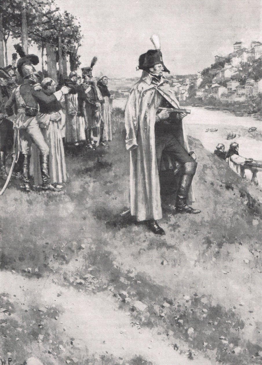 1809年5月，杜罗的通道，来自“英国陆地和海上战役”的插图，Cassell出版，c.1910 作者 沃尔特·斯坦利·佩吉特