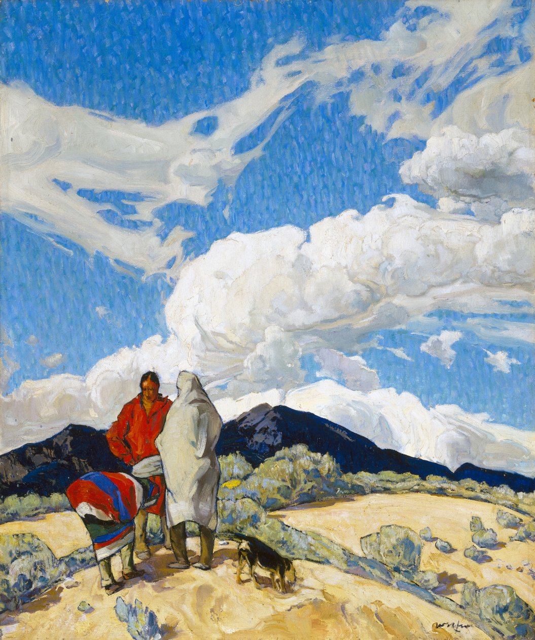 The Rendezvous，c.1914-22 作者 沃尔特·乌费尔