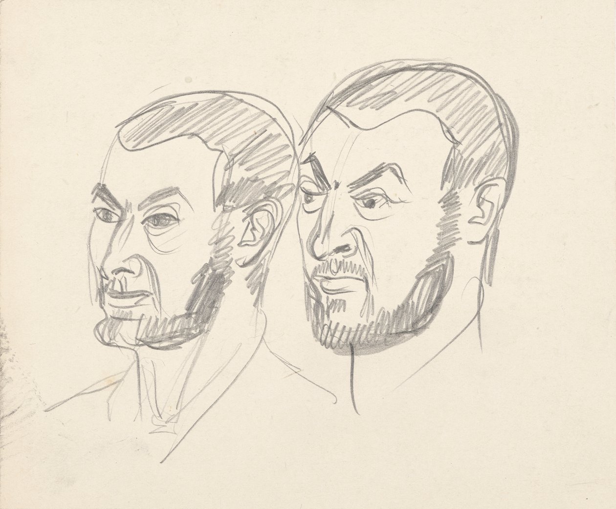 两幅肖像画 作者 沃尔特·巴维格