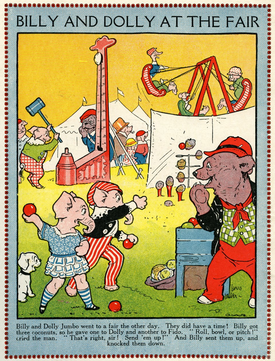 Billy and Dolly at the fair 作者 沃尔特克兰