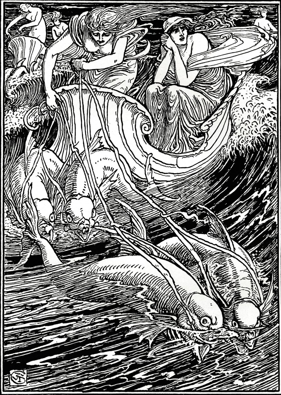 仙灵女王的插图，c1890，1897年 作者 沃尔特克兰