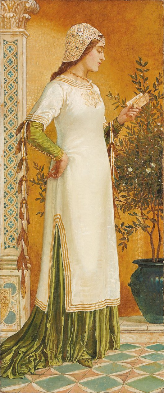 劳拉·雷丁（Laura Reading），1885年 作者 沃尔特克兰
