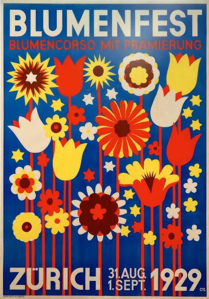 Blumenfest, Blumencorso mit Prämierung 作者 沃尔特·西利亚克斯