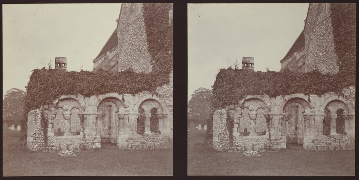 Boxgrove Priory, Boxgrove, Chichester, West Sussex, 1913。 作者 沃尔特·爱德华·泽赫特迈尔