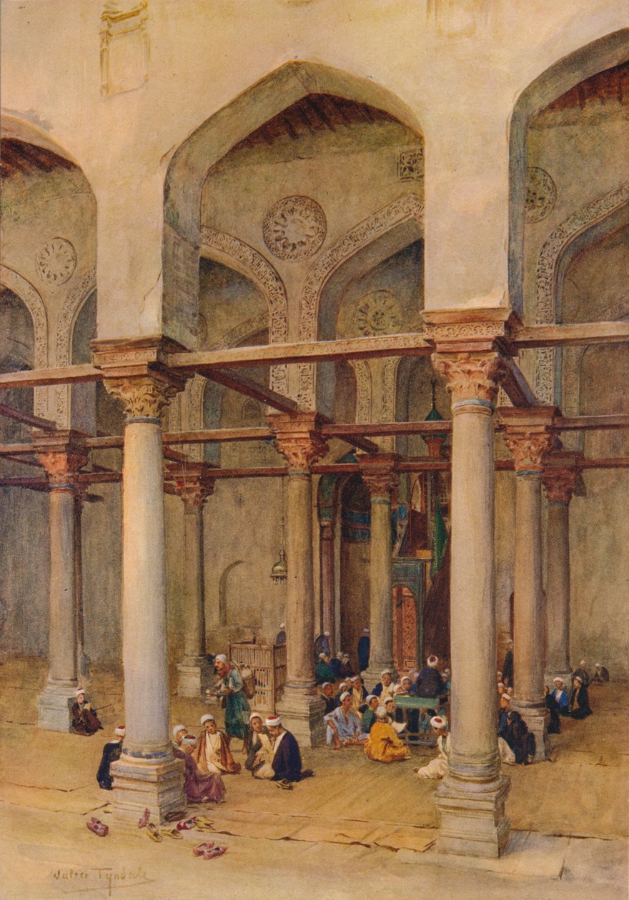 阿拉伯学校，c1905，1912年 作者 沃尔特·弗雷德里克·屋顶·廷代尔