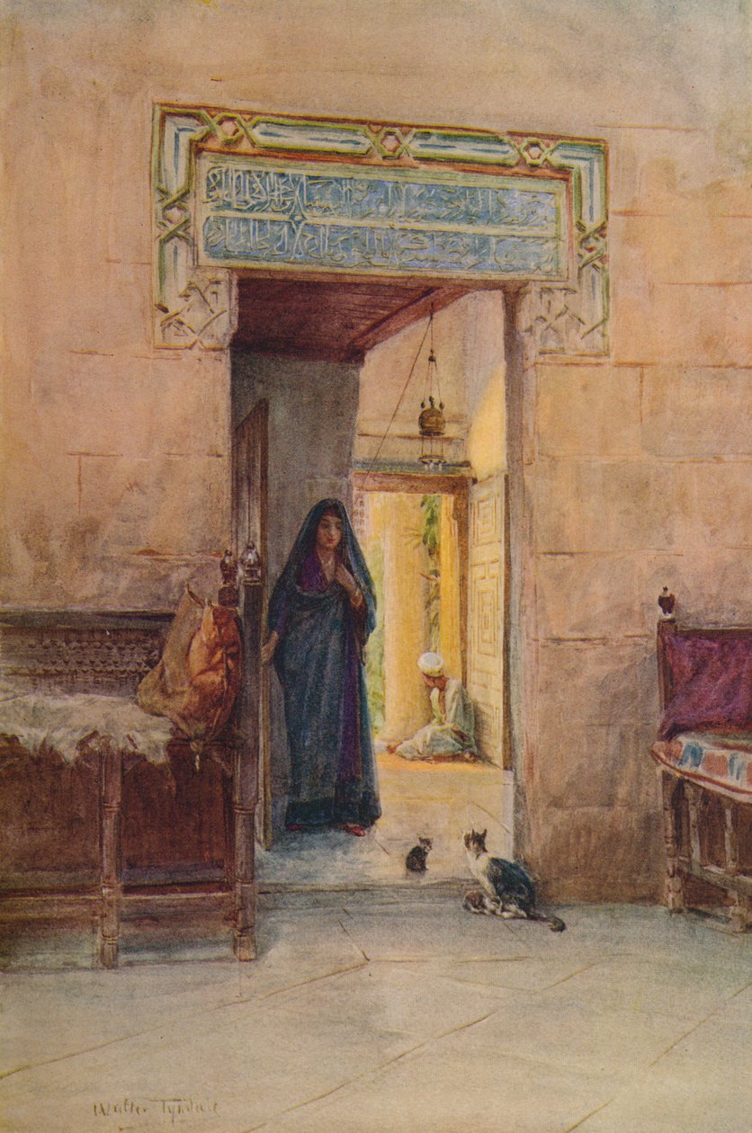 进入海港，c1905，1912年 作者 沃尔特·弗雷德里克·屋顶·廷代尔