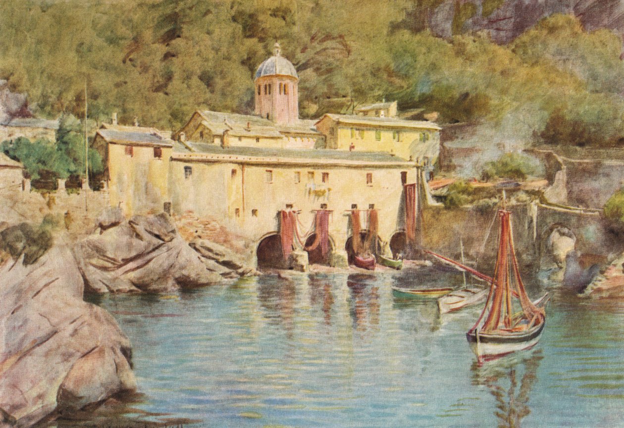 S.Fruttuoso，c1910，1912 作者 沃尔特·弗雷德里克·屋顶·廷代尔