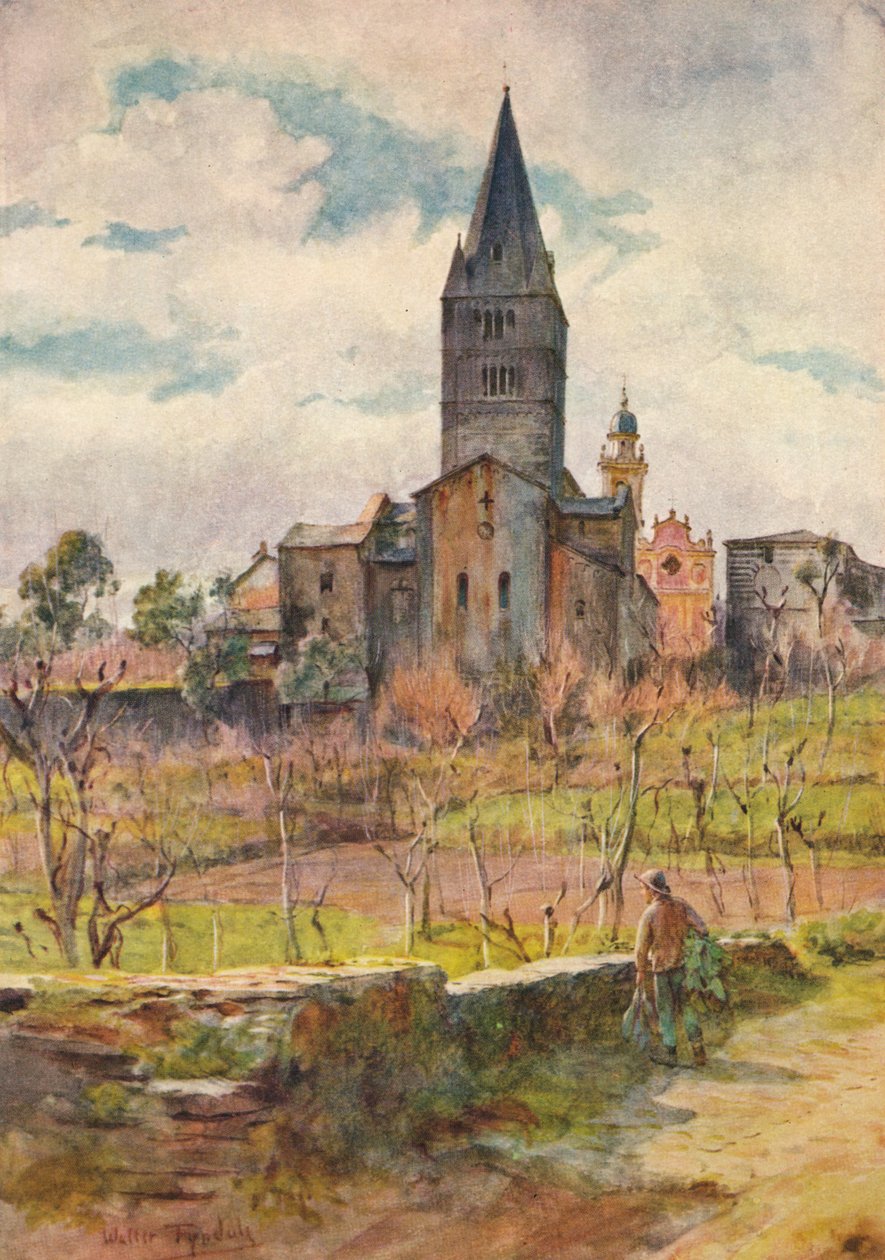 萨尔瓦多（S. Salvatore），c1910，1912年 作者 沃尔特·弗雷德里克·屋顶·廷代尔