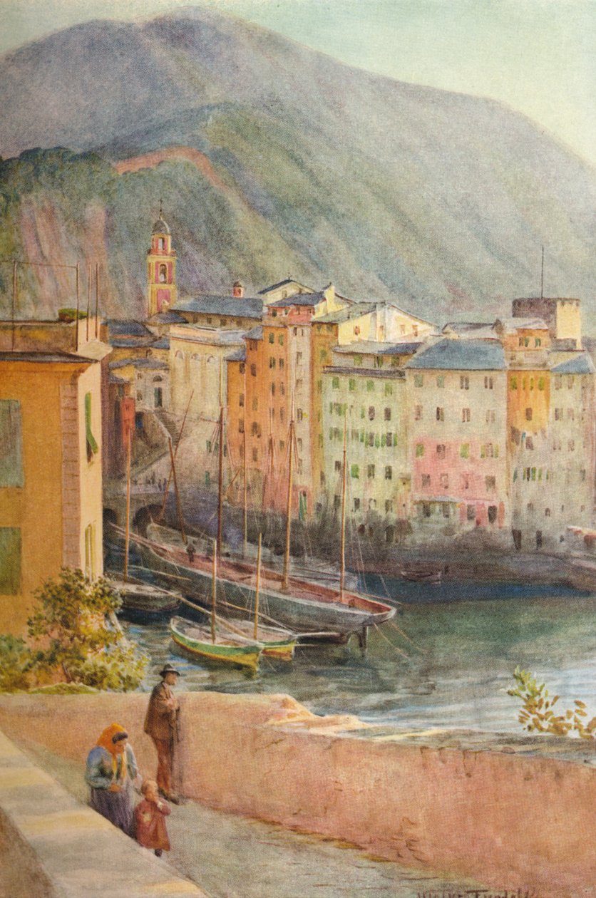 卡莫利港口，1912年，1912年 作者 沃尔特·弗雷德里克·屋顶·廷代尔