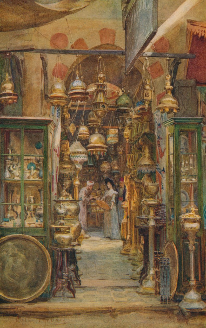 纳山商店，c1905，1912年 作者 沃尔特·弗雷德里克·屋顶·廷代尔