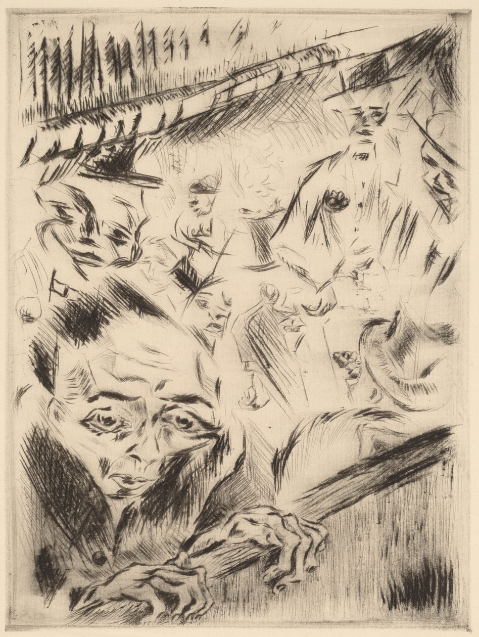 剧院里的罗伯特，1918年。 作者 沃尔特·格拉马特