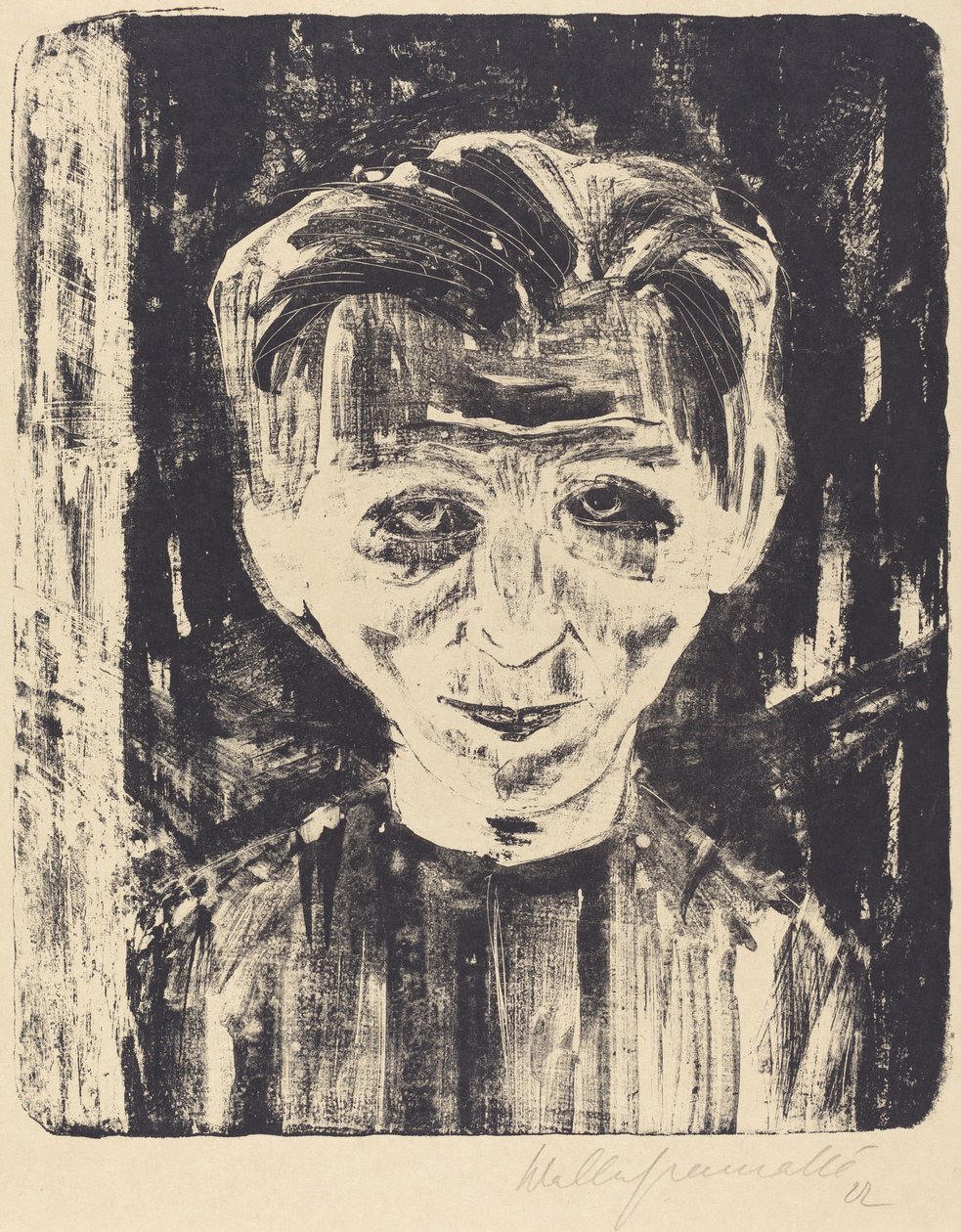自画像》，1922年。 作者 沃尔特·格拉马特