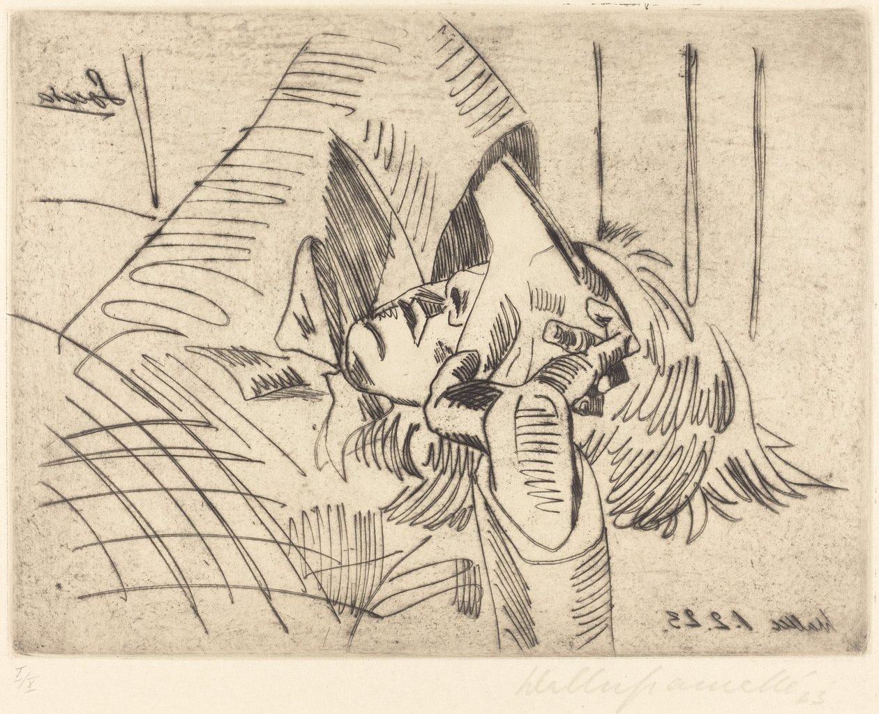 索尼娅，1923年。 作者 沃尔特·格拉马特