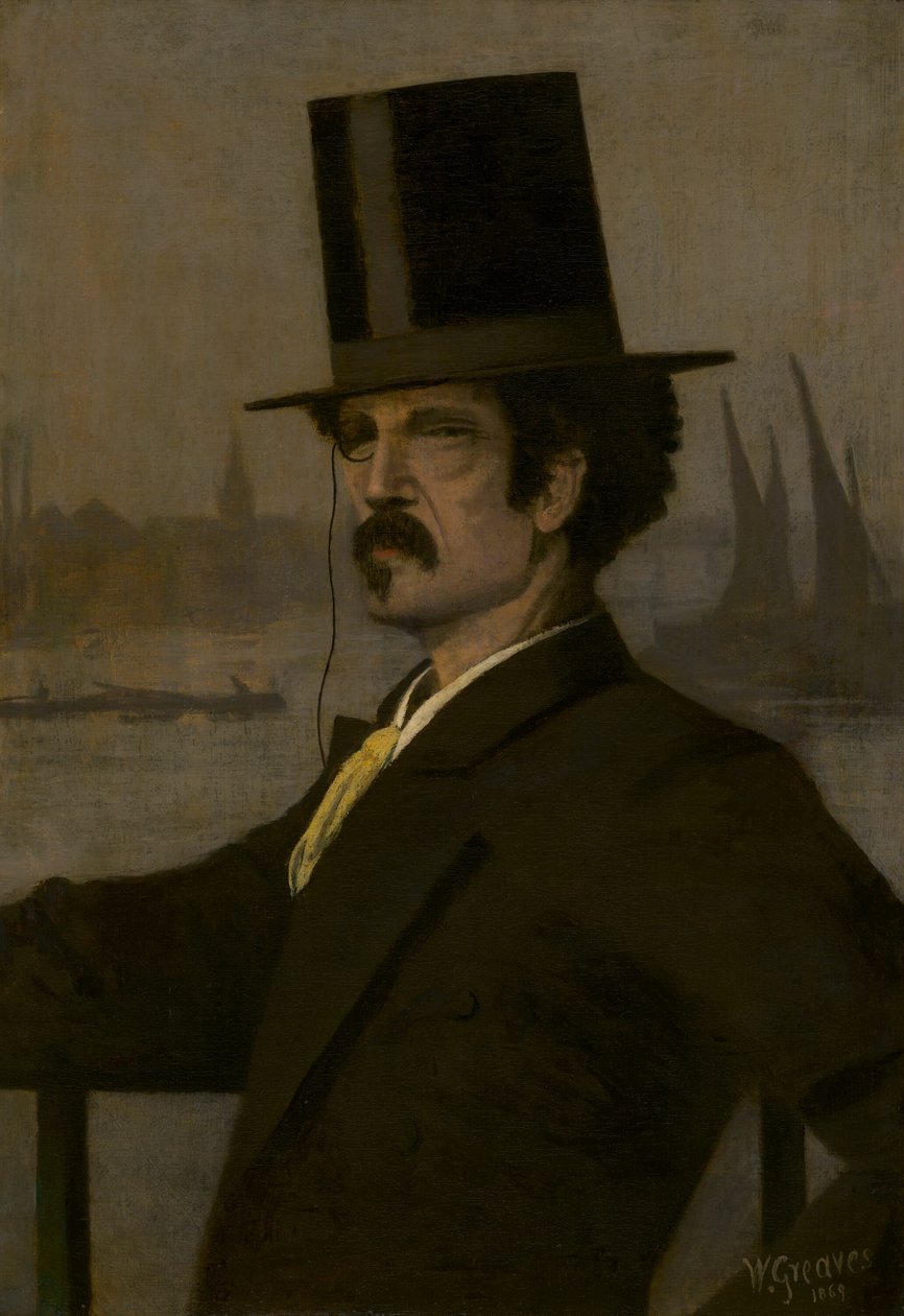 James McNeill Whistler, 1869年。 作者 沃尔特·格雷夫斯