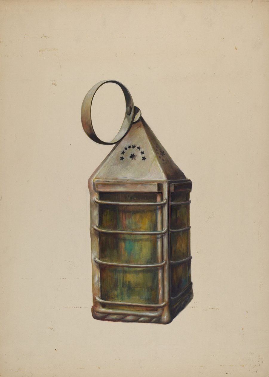灯笼，约1938年。 作者 沃尔特·霍赫斯特拉瑟