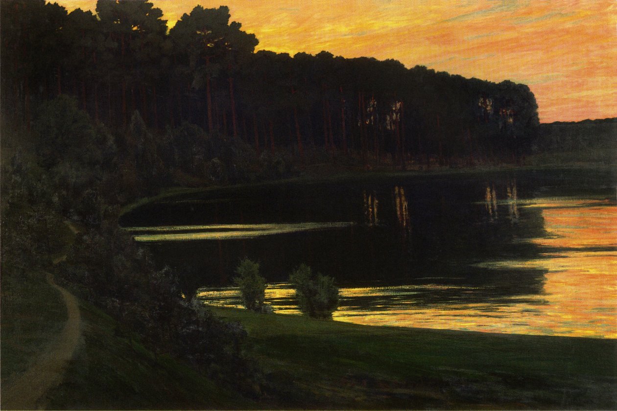 德语：Grunewaldsee 格吕内瓦尔德湖


替代标题： 德语：Sonnenuntergang über dem Grunewaldsee 格吕内瓦尔德湖 作者 沃尔特·莱斯特科夫
