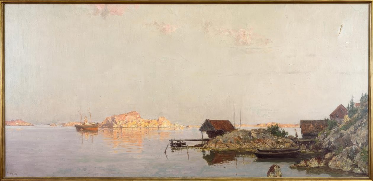 斯堪的纳维亚的沿海景观 作者 沃尔特·莫拉斯（Walter Moras）