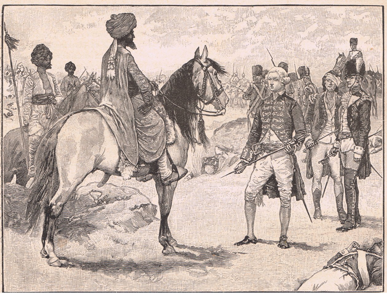 Baillie投降到Hyder Ali AD1780 作者 沃尔特·佩吉特