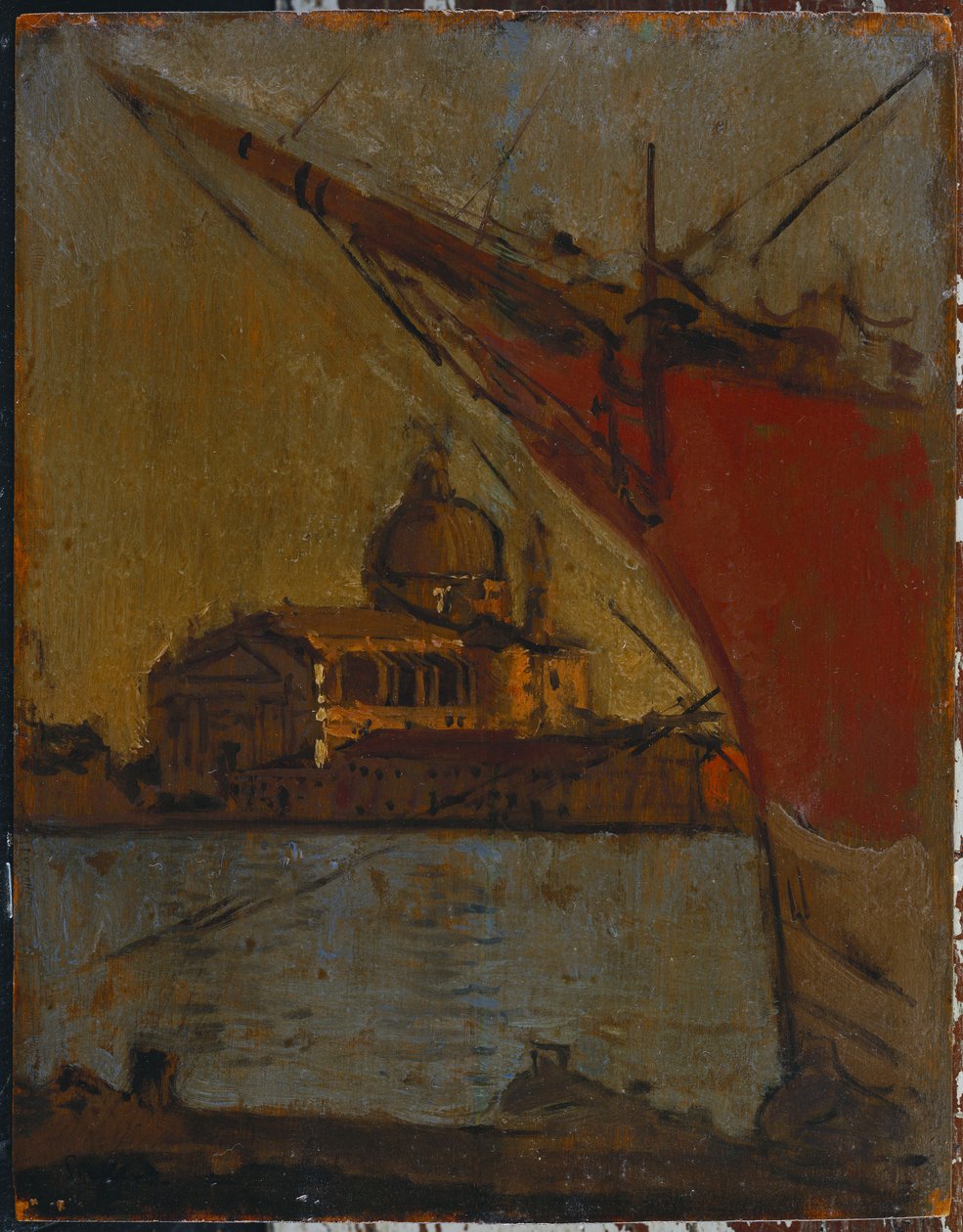 伊尔·雷丹托雷（Il Redentore），来自威尼斯的Zattere，约于1895年-96年 作者 沃尔特·理查德·西克特